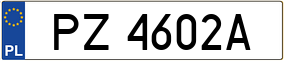 Truck License Plate